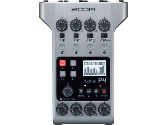 Zoom Podtrak P4 enregistreur de Podcast 4 pistes ( Précommande ) Zoom Podtrak P4 enregistreur de Podcast 4 pistes ( Précommande )